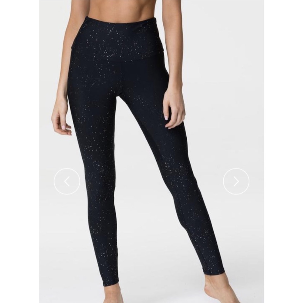 Onzie High Rise Legging - Gold Dust - Small